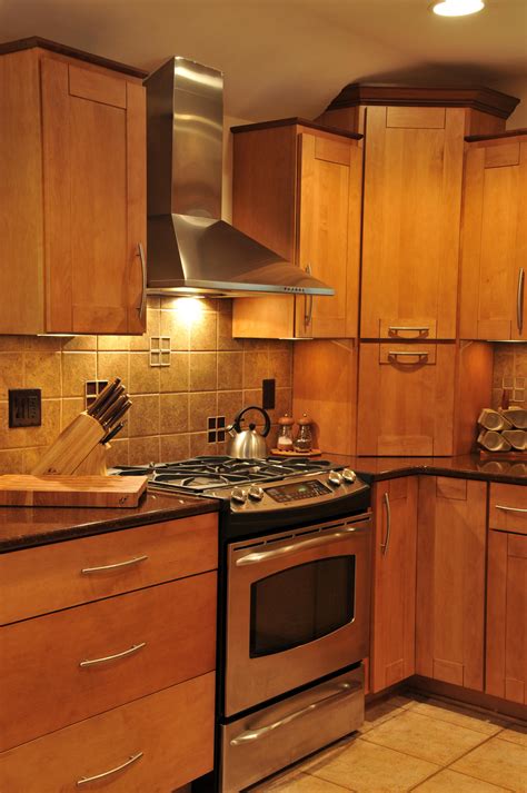 images of stainless steel countertoups whith maple cabinets|maple cabinets for kitchen.